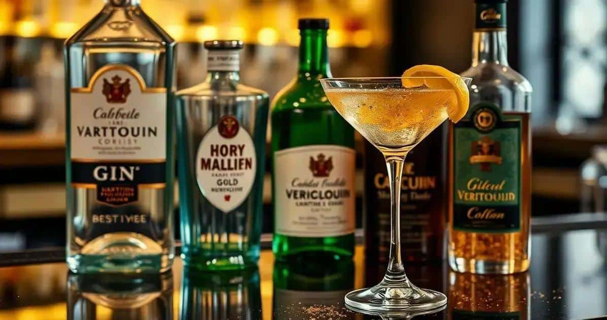 Conseils pour servir un martini gold parfait