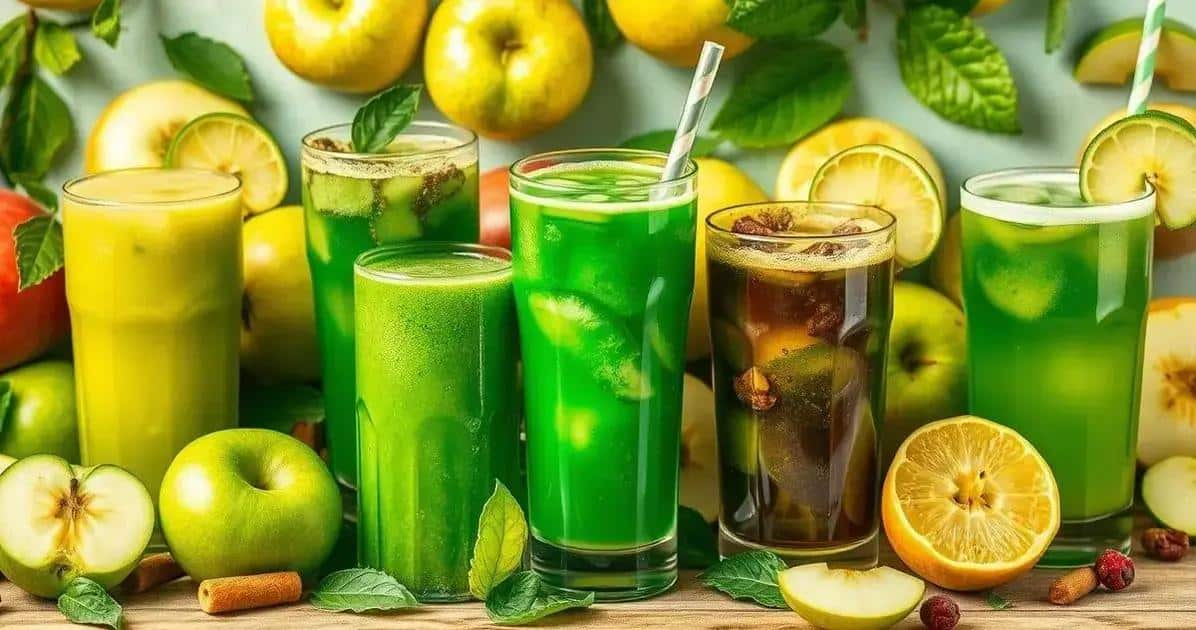 Curiosités sur la boisson à la pomme verte
