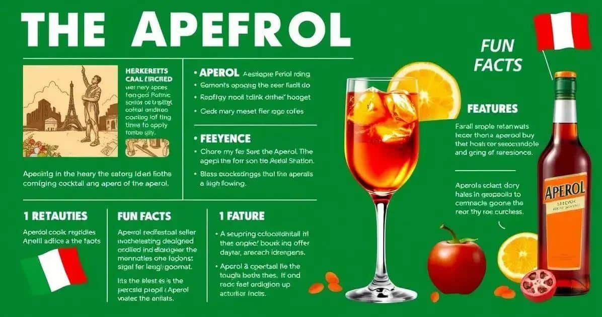 Curiosités sur le cocktail Aperol