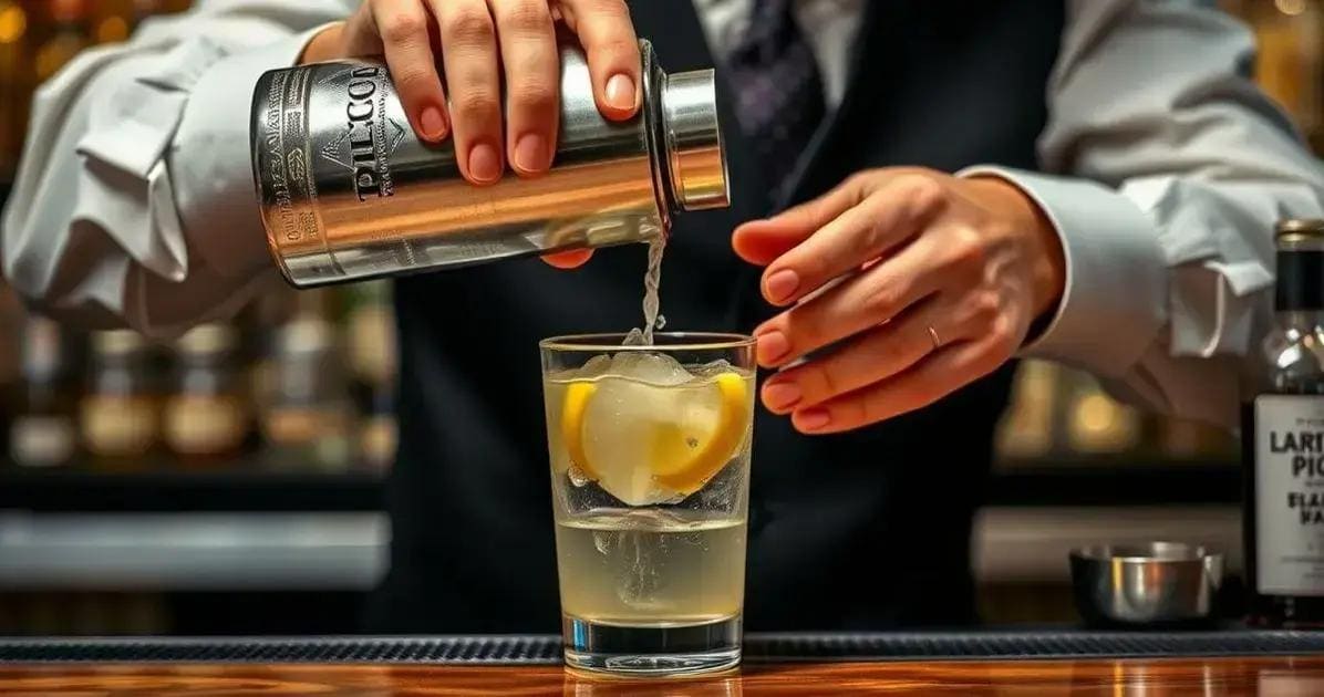 Élaboration du mélange Pisco Sour