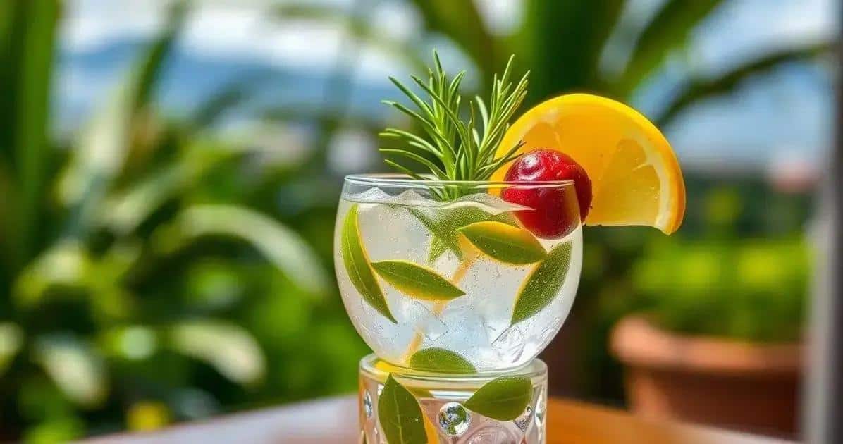 Gin Tonic à la liqueur de cupuaçu : Pure séduction !