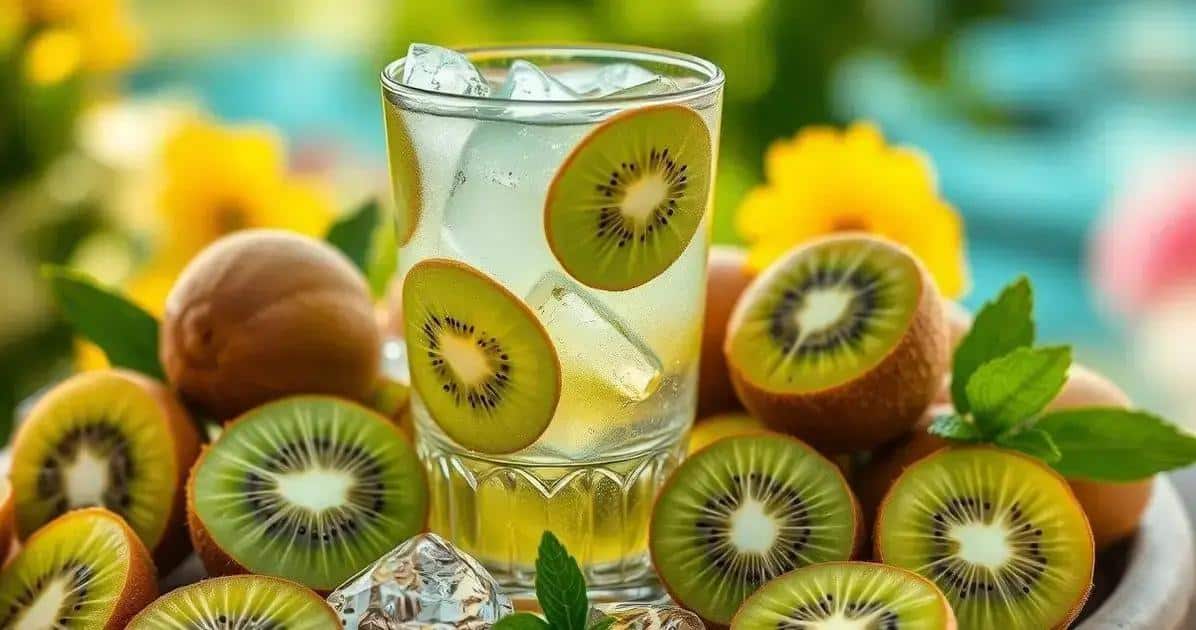 Gin Tonic au kiwi : Vert et savoureux !