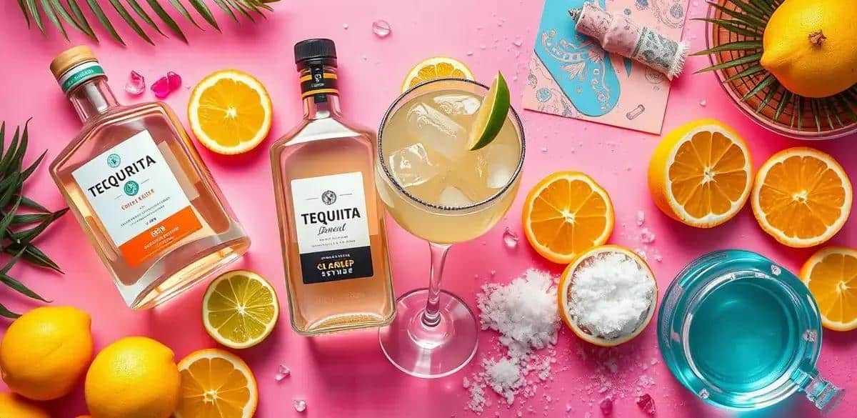 Ingrédients de la boisson avec liqueur