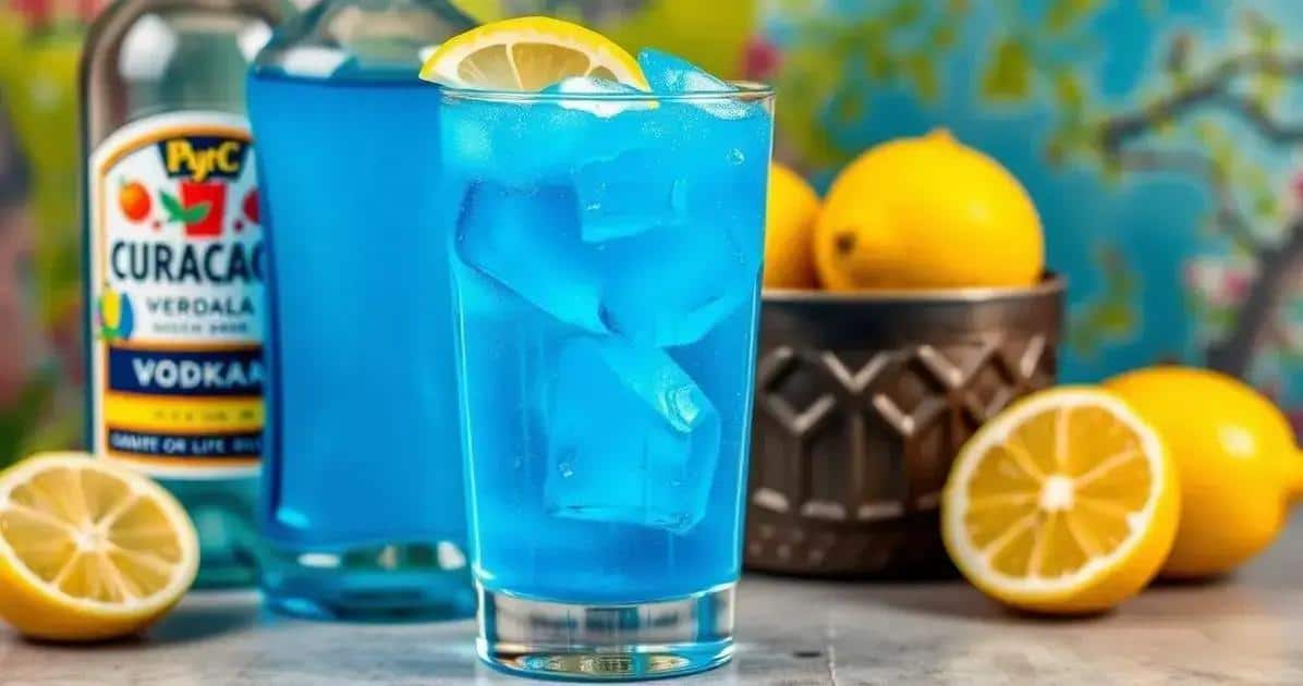 Ingrédients de la boisson Blue Lagoon