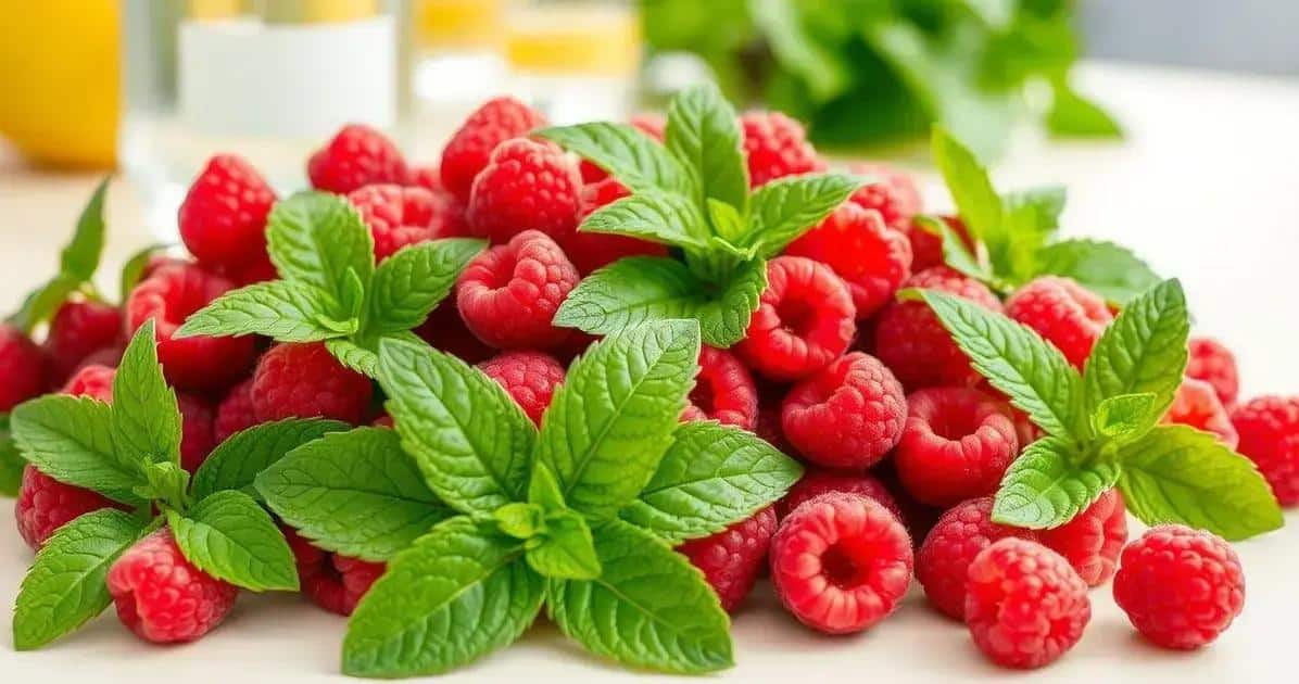 Ingrédients de la boisson sans alcool à la framboise