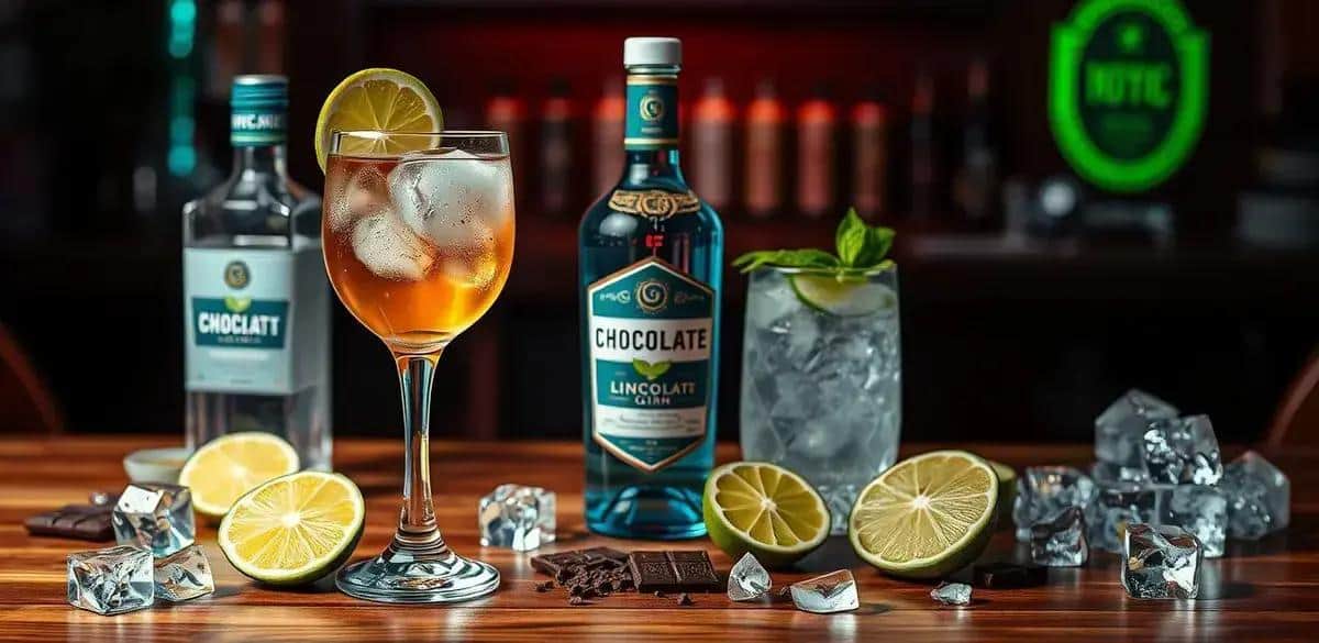 Ingrédients de la recette de Gin Tonic au chocolat