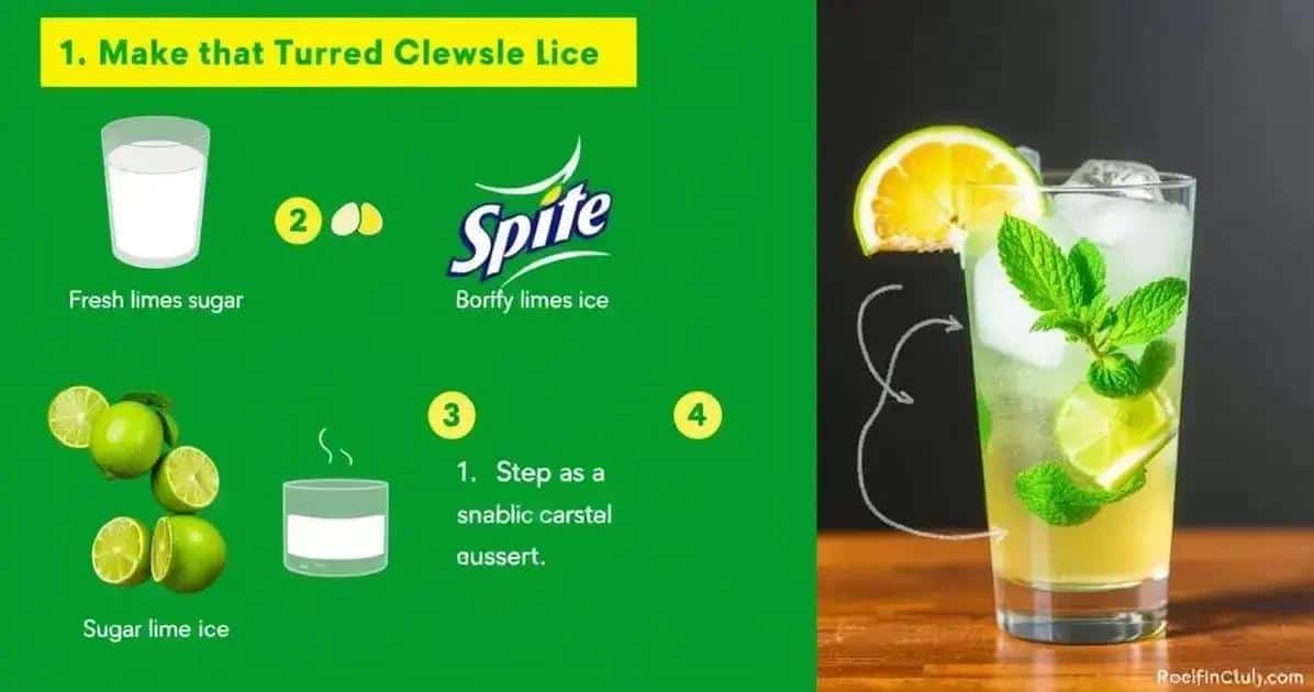 Méthode de préparation de la Caïpirinha Sprite sans alcool