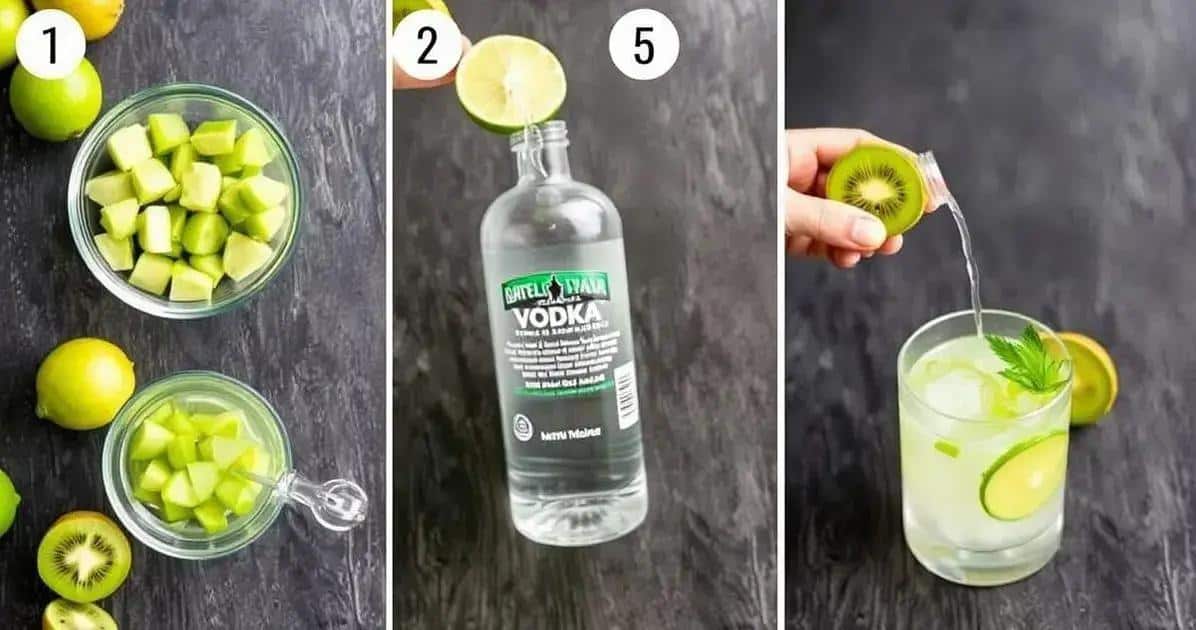 Méthode de préparation de la Caipiroska au Kiwi