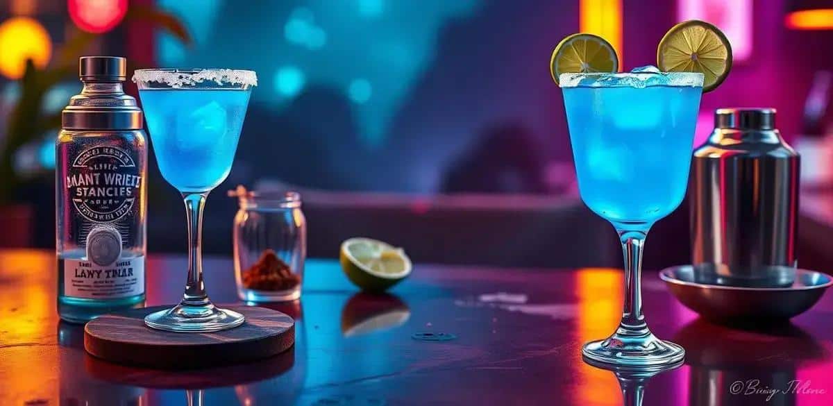 Méthode de préparation de la Margarita Bleue