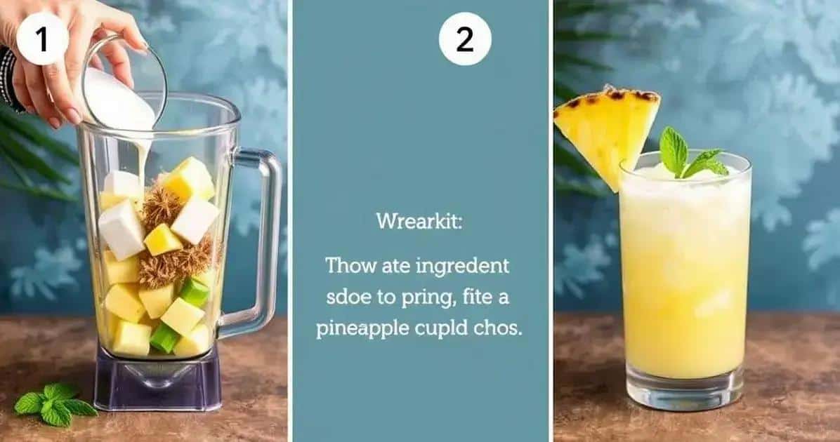 Méthode de Préparation de la Piña Colada
