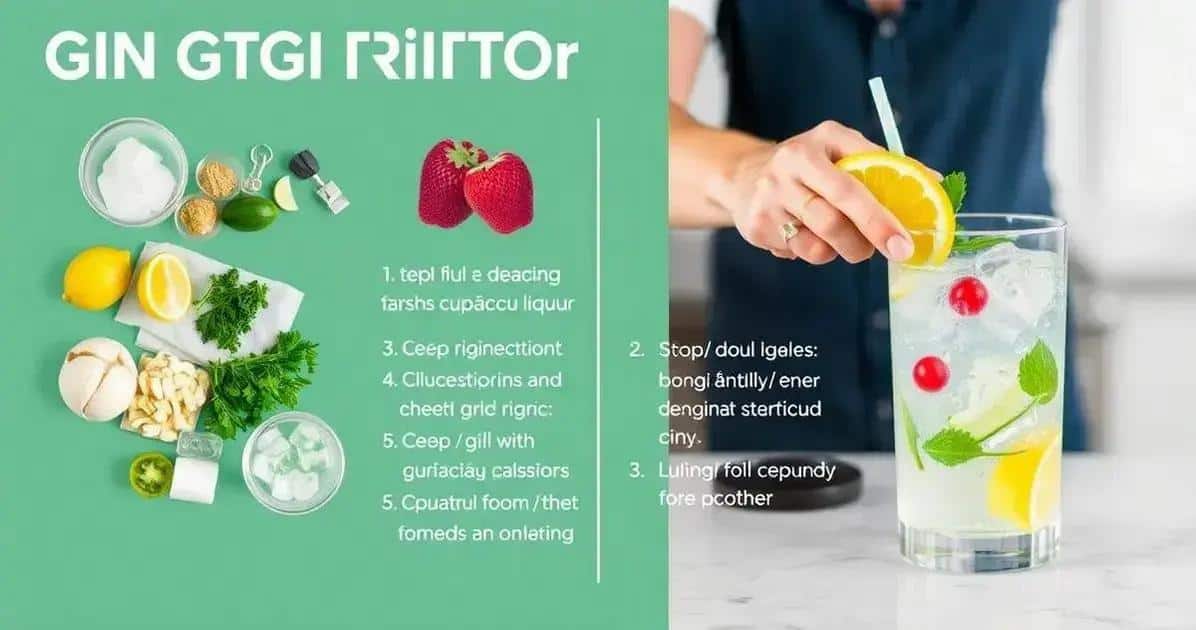 Méthode de préparation du Gin Tonic