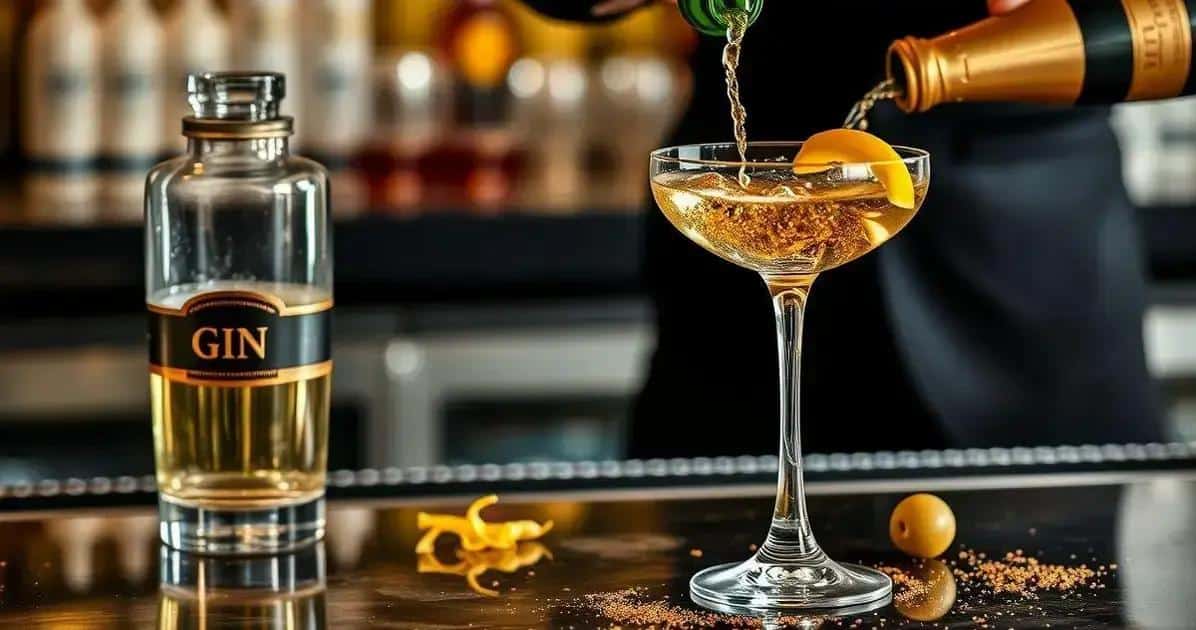 Méthode de préparation du martini gold