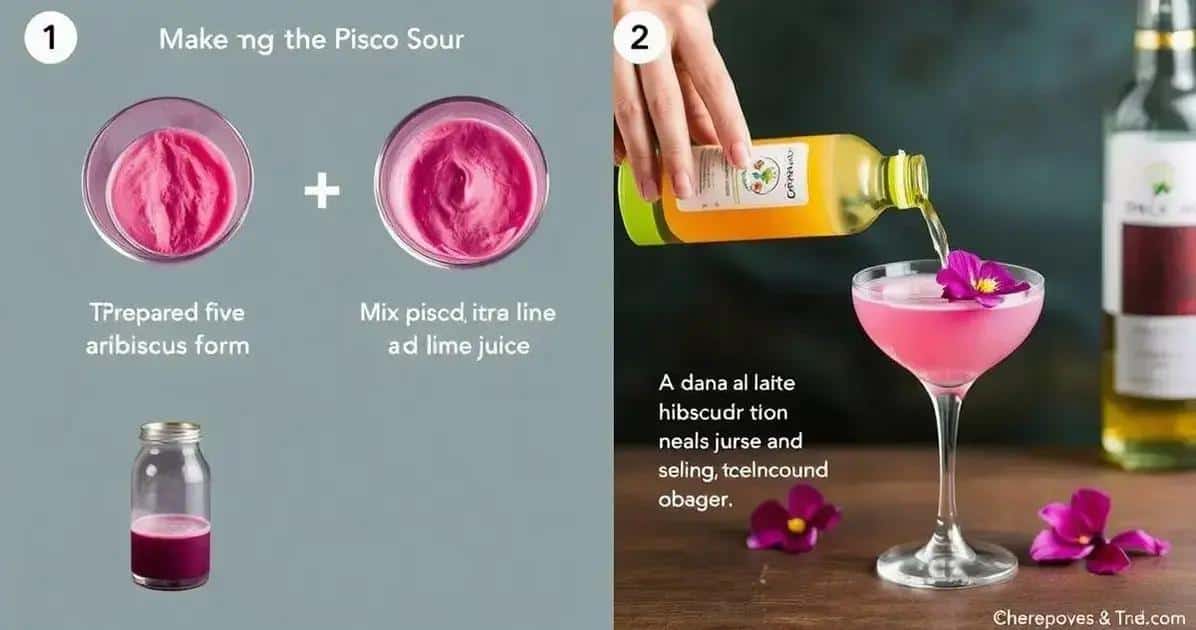 methode de preparation du pisco sour avec ecume dhibiscus - Best Blog Brasil - Os Blogs mais Incríveis da Web