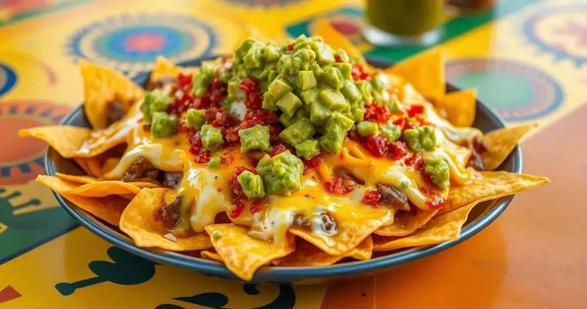 Nachos au fromage et guacamole : Une explosion de saveurs vous attend !