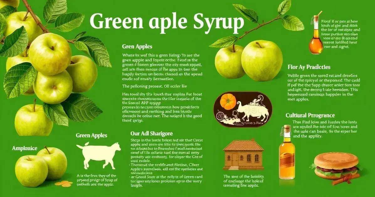 Origine du Sirop de Pomme Verte