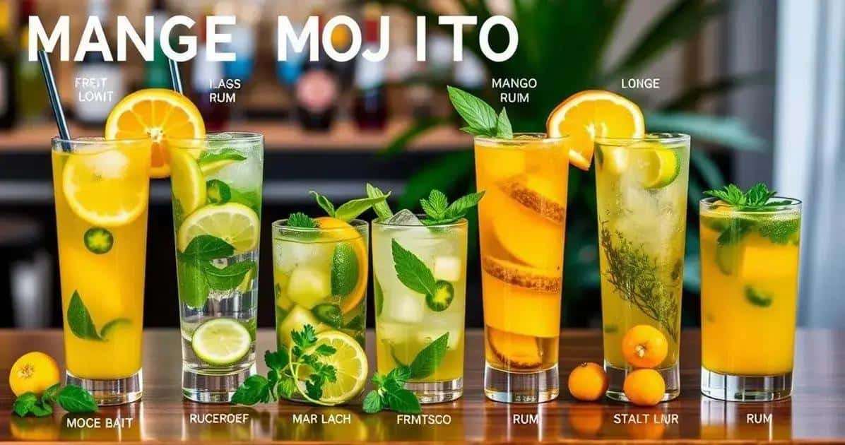 Personnaliser votre Mojito à la mangue