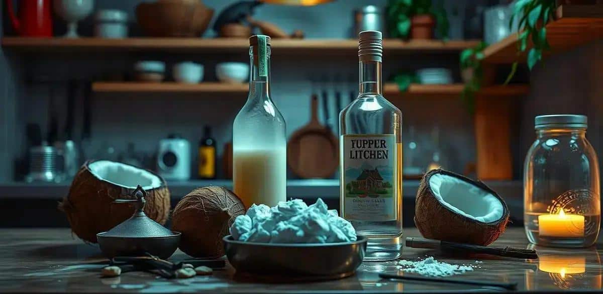 Préparation de la liqueur de noix de coco