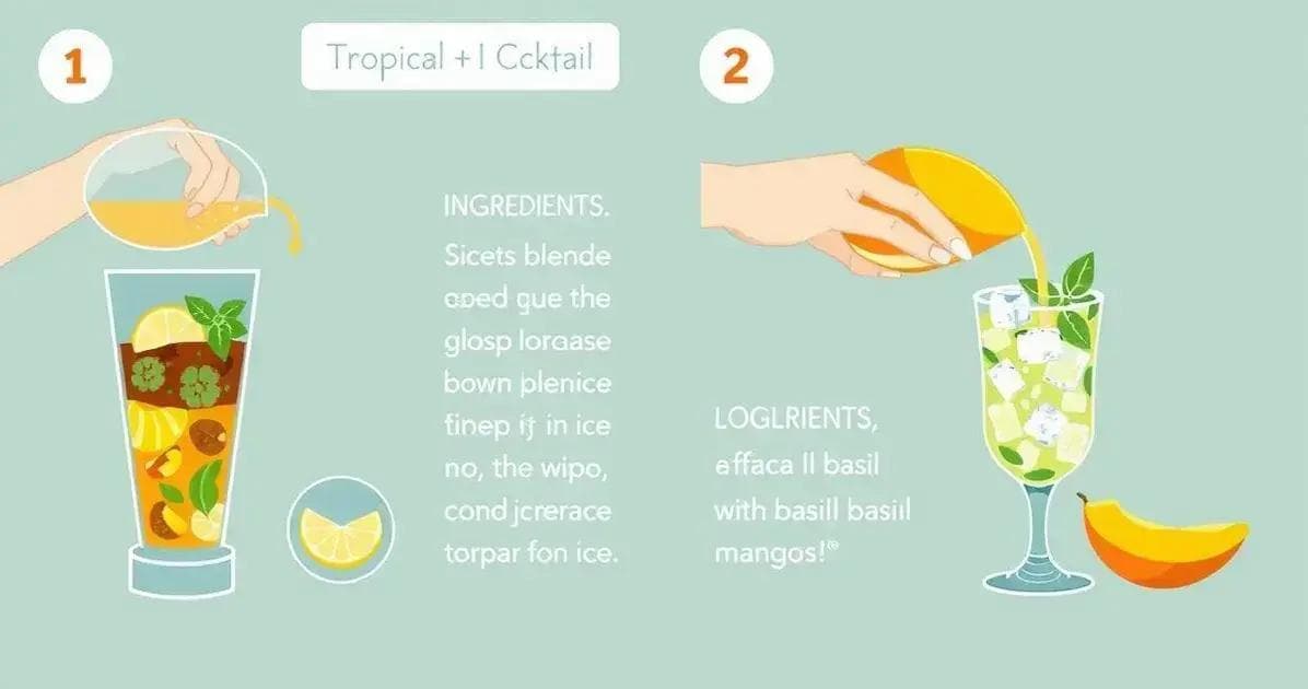 Préparation de votre Cocktail Délicieux
