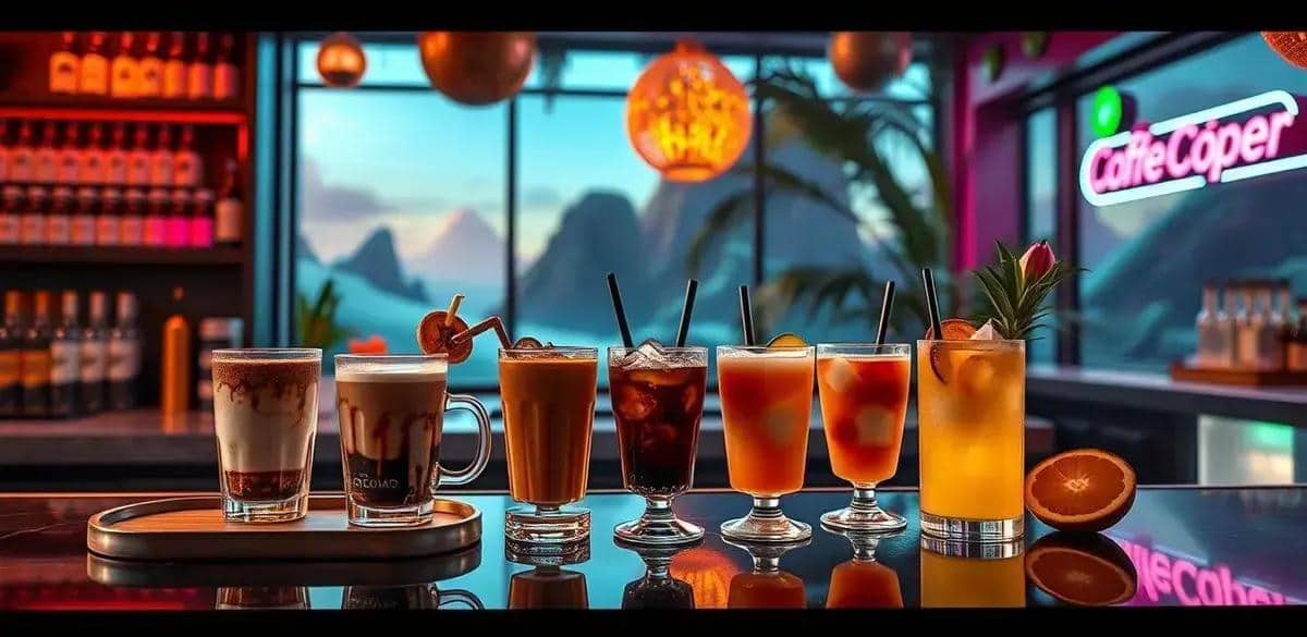 Recettes curieuses de café avec liqueur