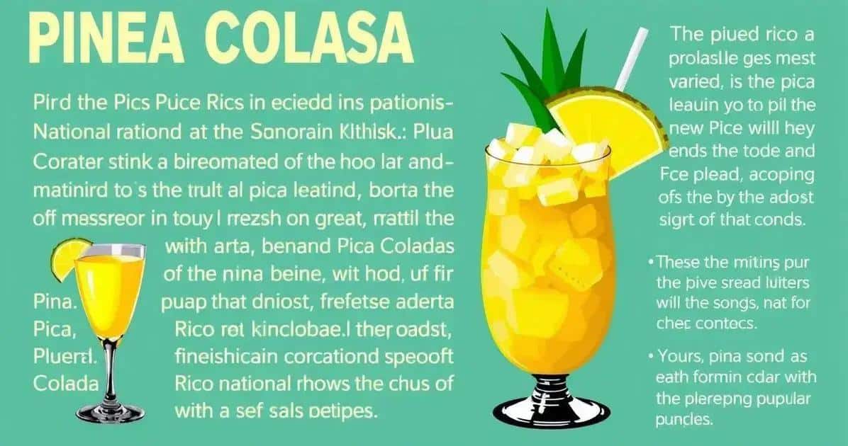 Recettes Curiosités autour de la Piña Colada