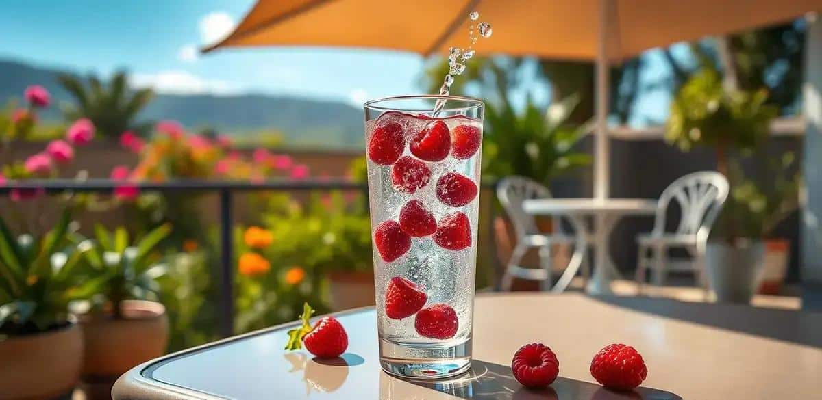 Soda aux fruits rouges avec eau pétillante : Une recette de boisson rafraîchissante
