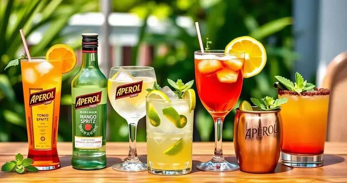 Variantes créatives de boissons avec Aperol