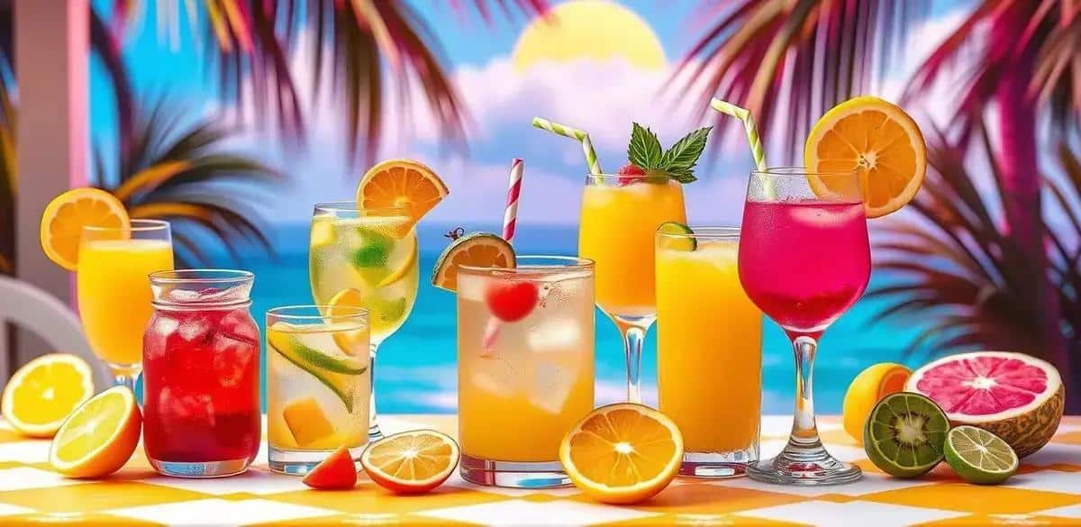 Variantes créatives de la boisson sunshine