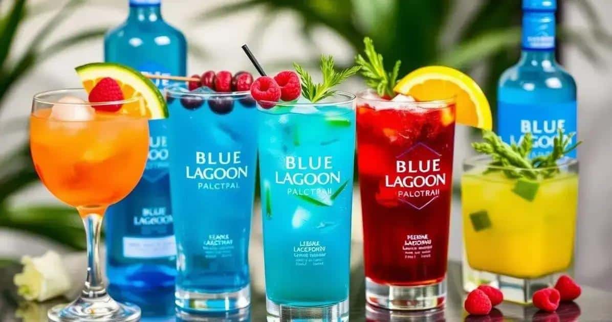 Variantes de la boisson Blue Lagoon