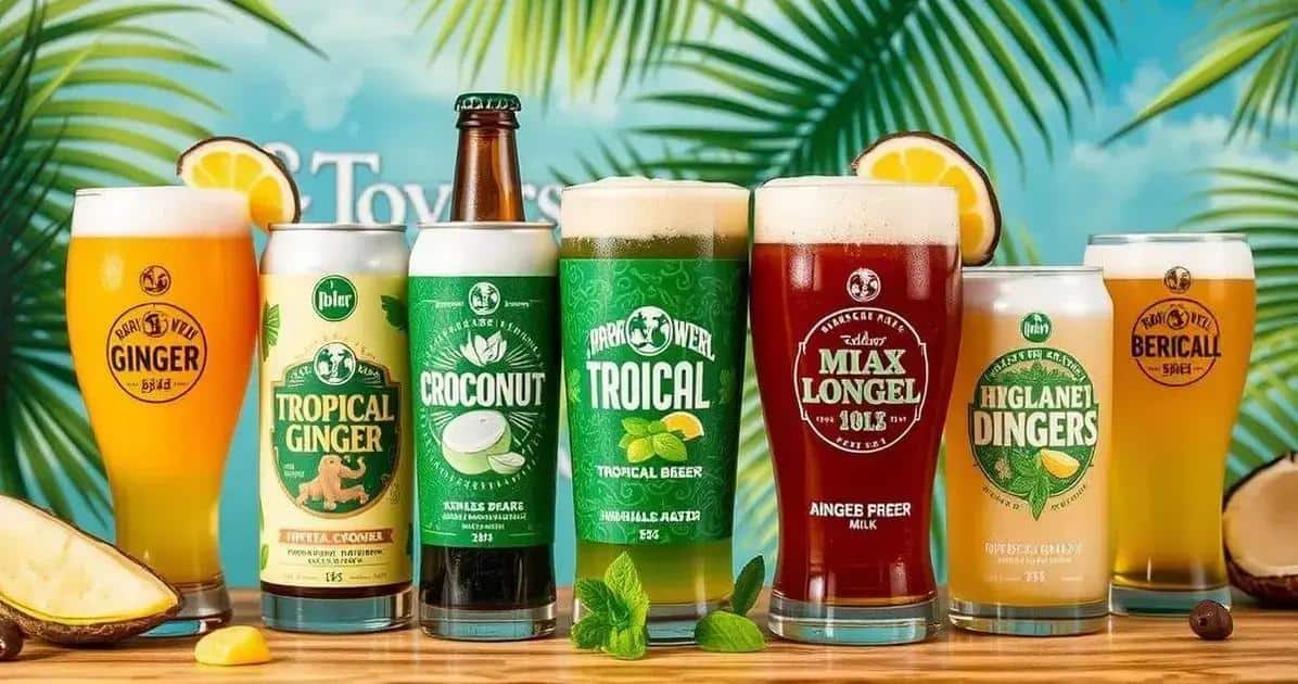 Variantes de la recette de bière avec fruits tropicaux
