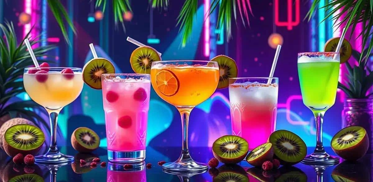 Variantes du Daiquiri au Kiwi et Gingembre