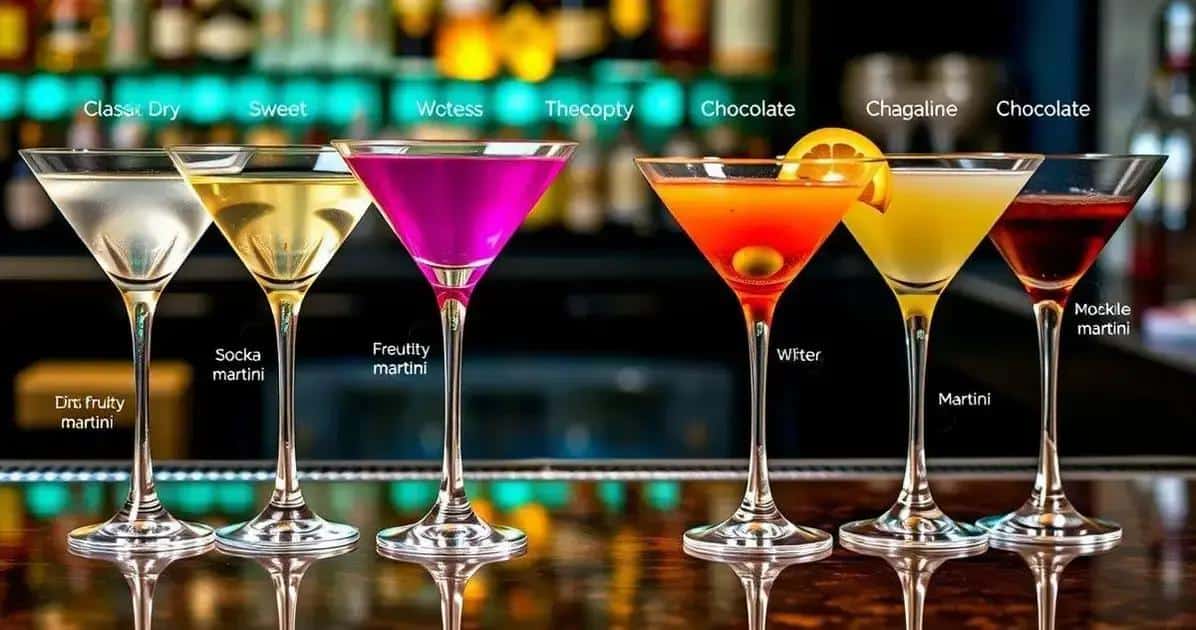 Variantes du martini : Ce que vous devez savoir