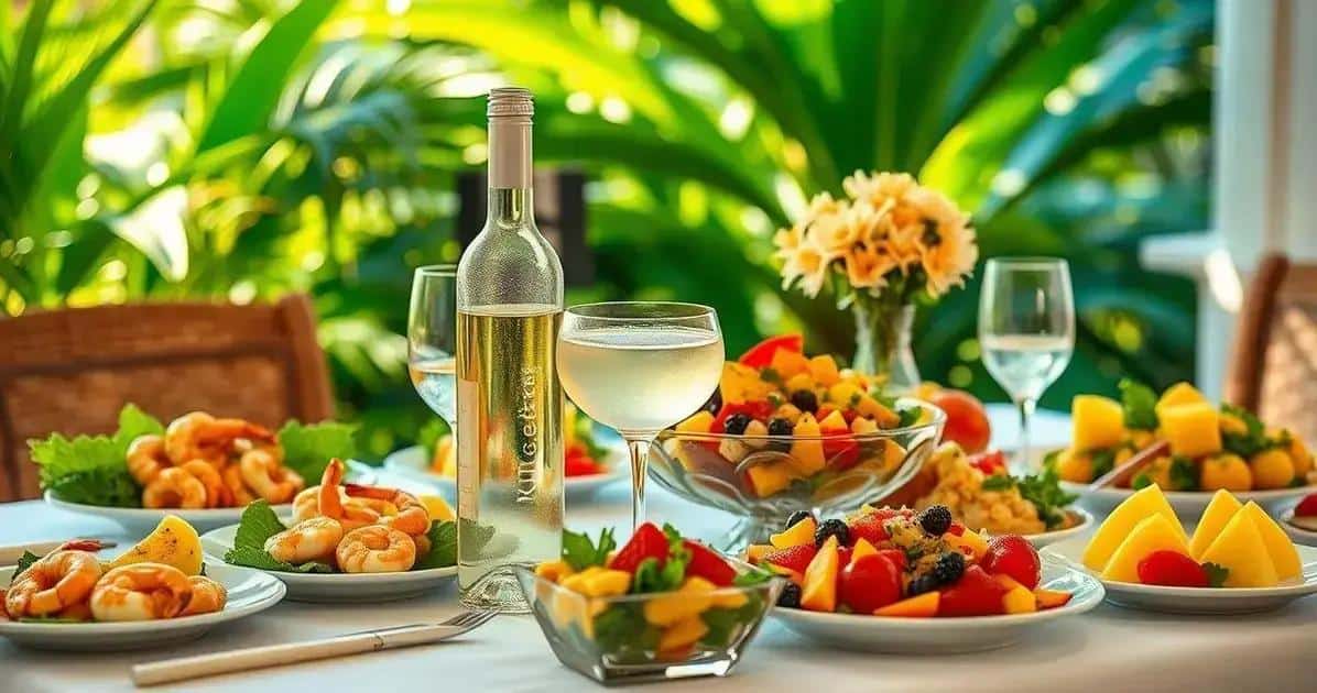 Accords food & drink avec vin blanc et ananas