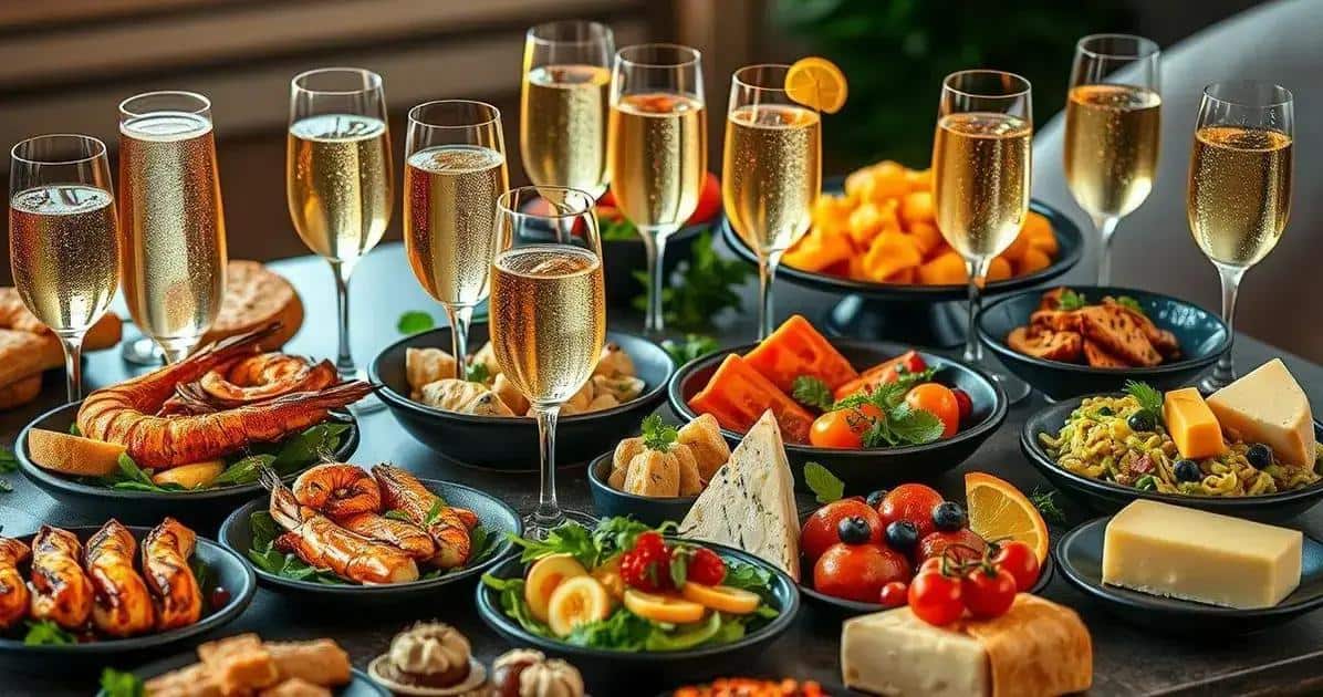 Accords mets et vin avec le vin pétillant