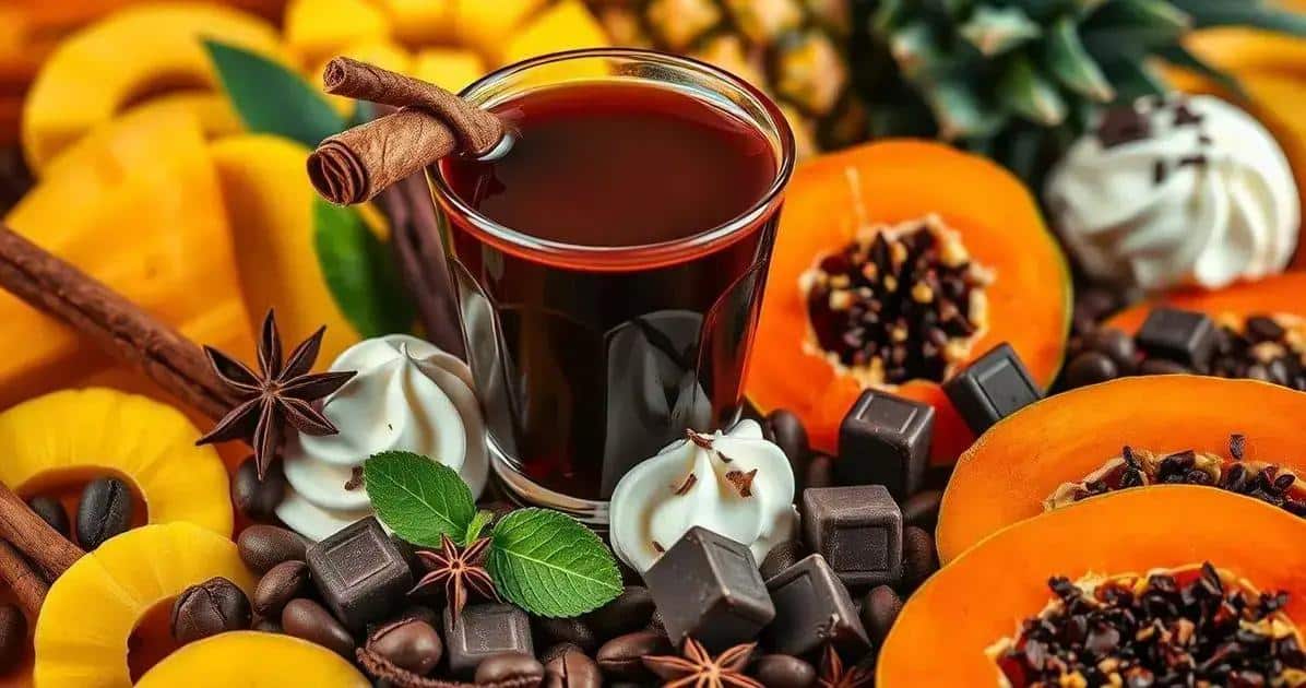 Association de saveurs avec le sirop de chocolat
