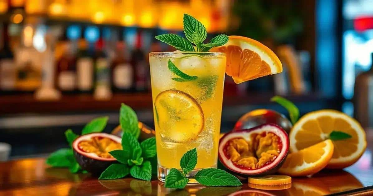 Astuce pour un daiquiri au jus de fruit de la passion et menthe parfait
