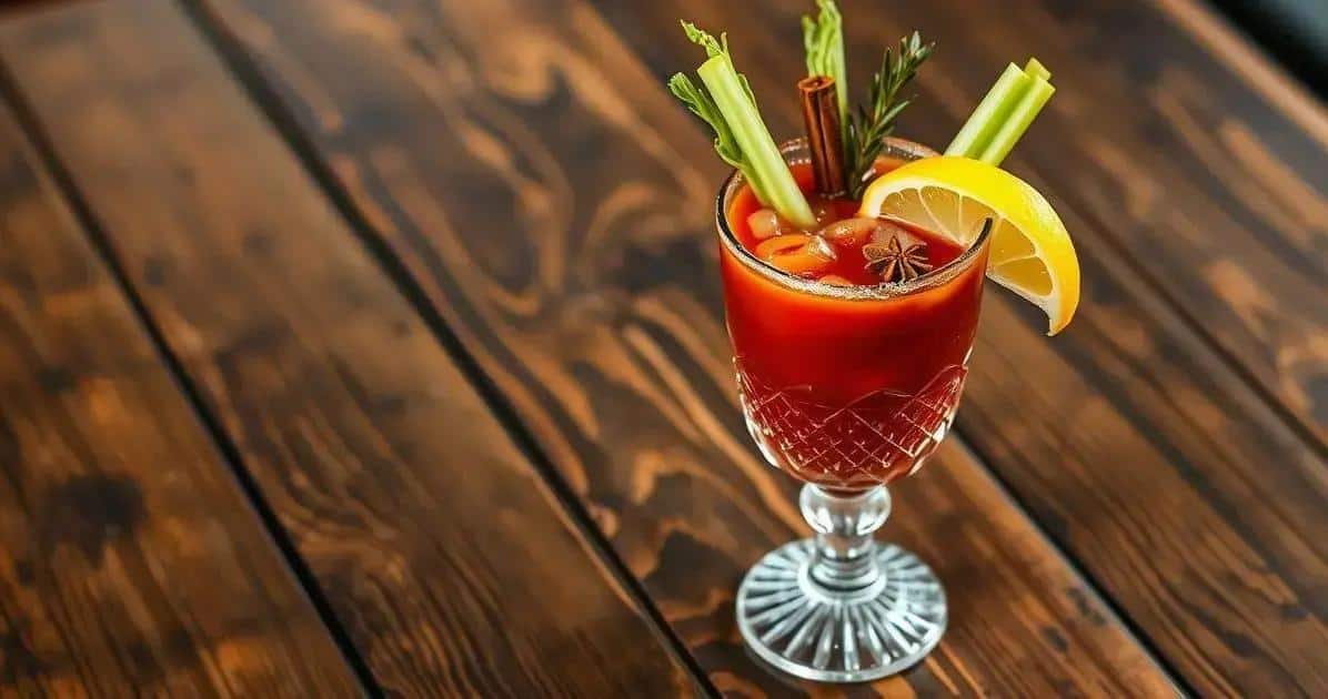 Boisson Bloody Mary : Apprenez à réaliser cette recette délicieuse et rafraîchissante