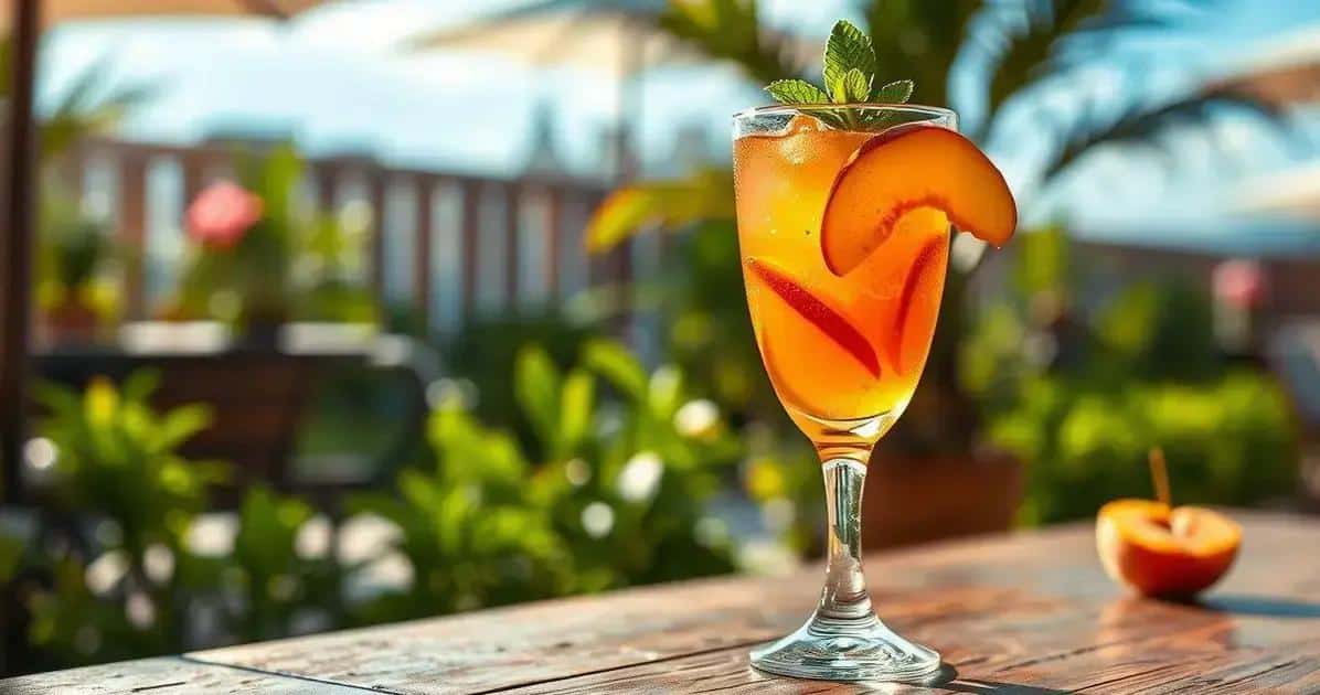 Caipiroska à la pêche : Rafraîchissante, savoureuse et incroyable !