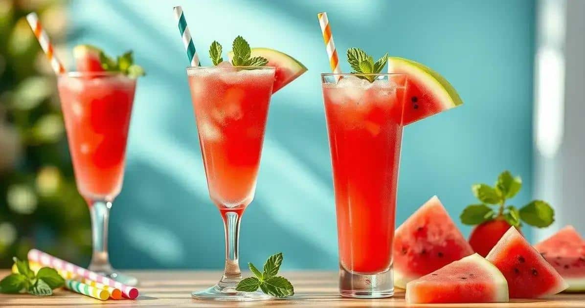 Conseils pour servir la boisson à la pastèque