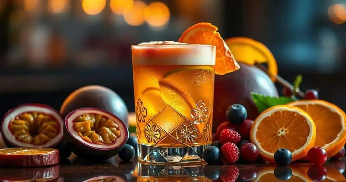 Conseils pour servir le whisky avec écume de fruit de la passion