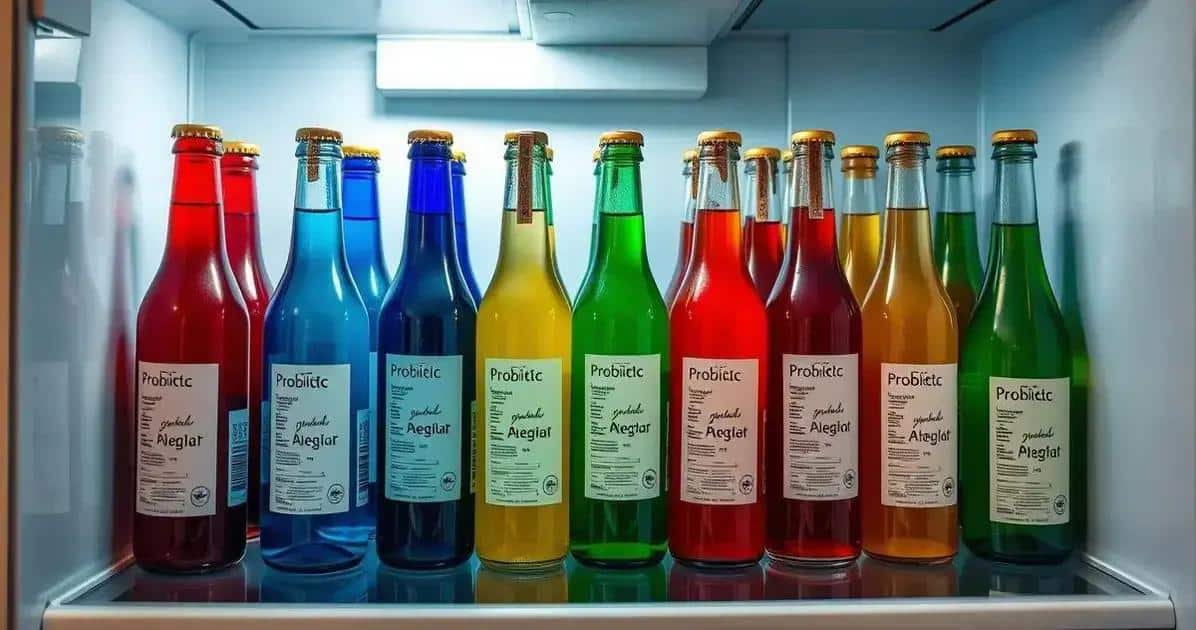 Conservation des probiotiques alcoolisés