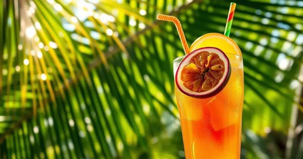 Cuba libre au fruit de la passion : Une variation rafraîchissante d'un cocktail classique