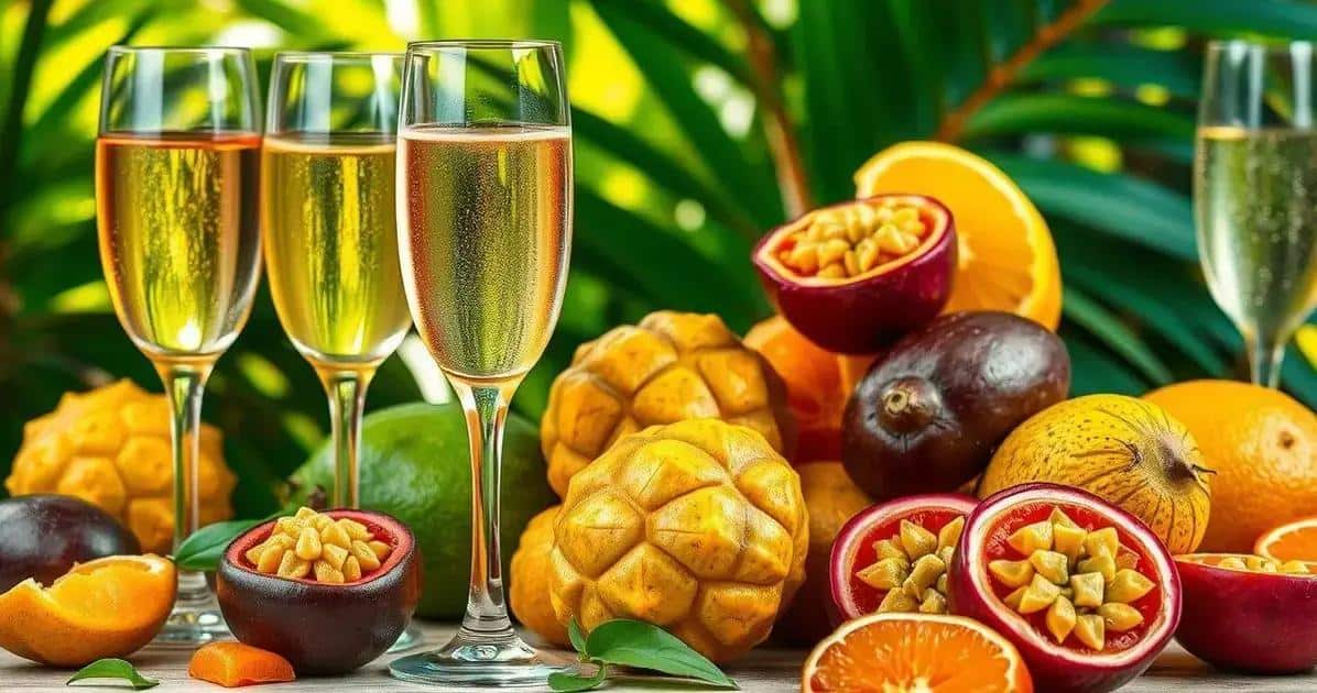 Curiosités sur le Champagne au jus de fruit de la passion