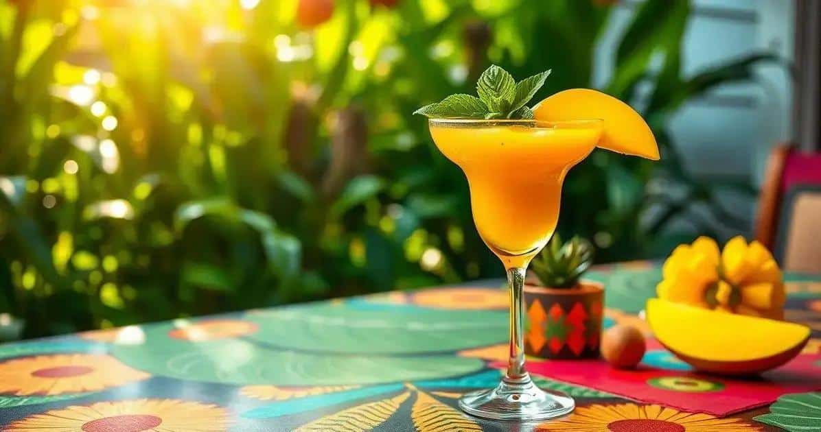 Curiosités sur le martini au jus de mangue et basilic
