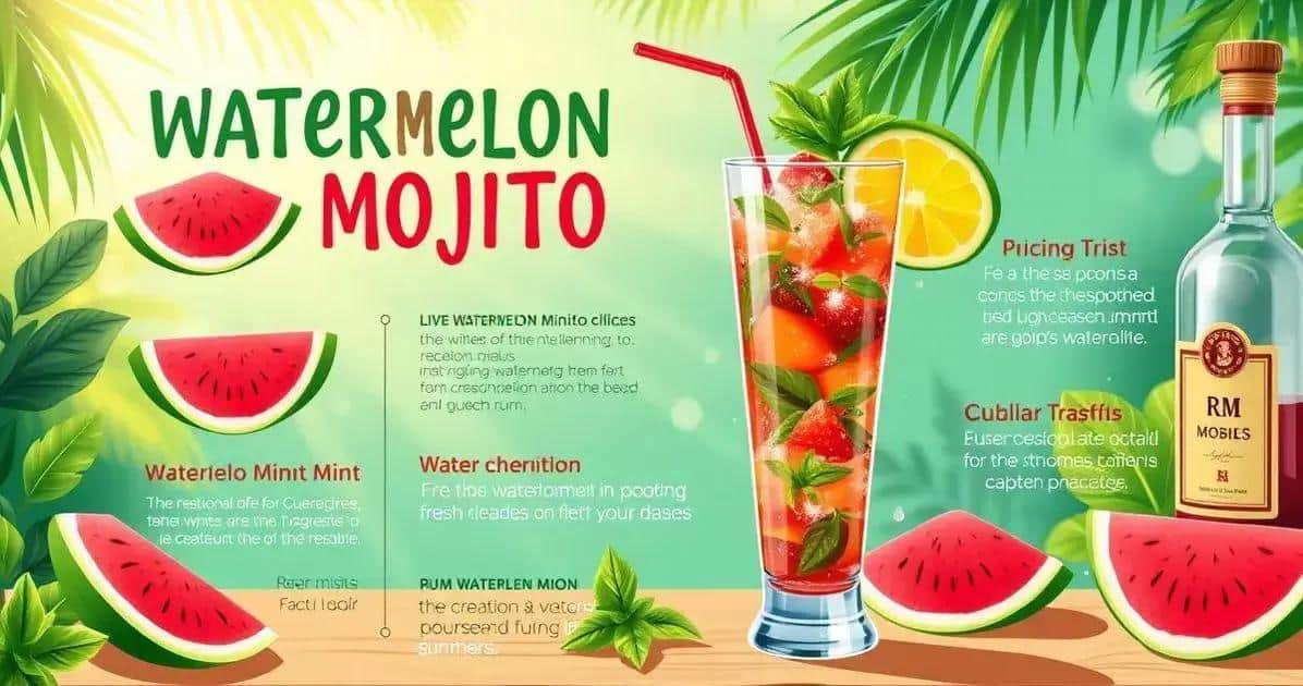 Curiosités sur le Mojito à la pastèque