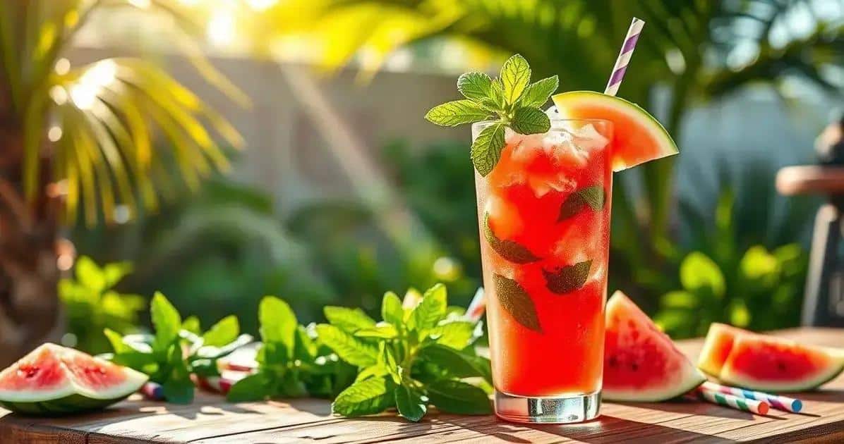 Curiosités sur le mojito au jus de pastèque