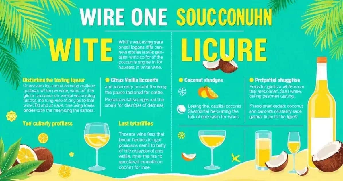 Curiosités sur le vin blanc et la liqueur de coco