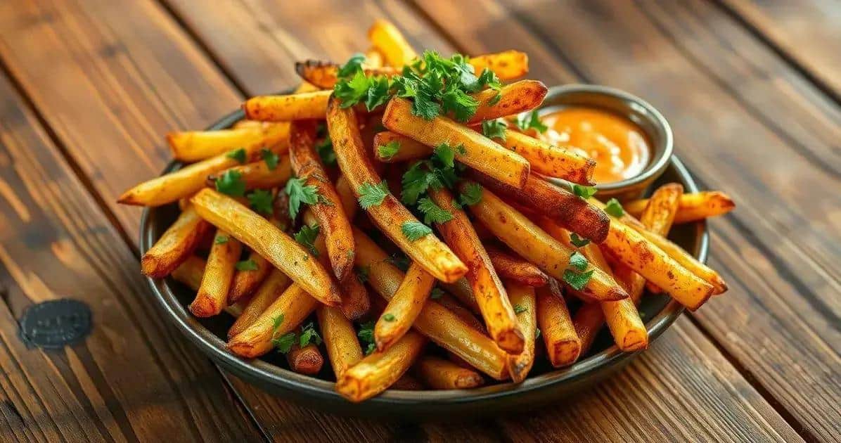 Frites au four : Une recette d'apéritif délicieuse qui fera sensation !