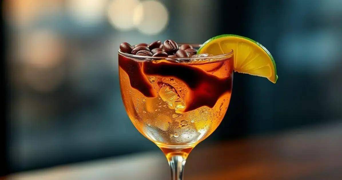 Gin tonic à la liqueur de café : Ce goût unique !