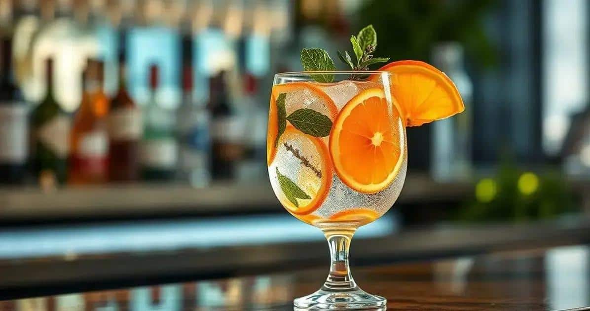 Gin tonic à la mandarine : Classique et délicieux !