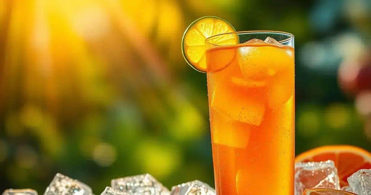 Glace au soda à l'orange et citron vert : La boisson rafraîchissante à essayer !